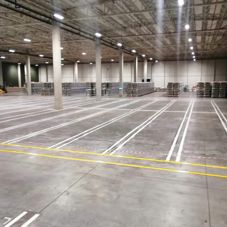 Fabrika İçi Zemin Çizgileri Uygulamaları